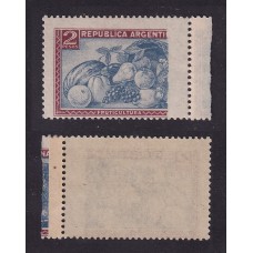 ARGENTINA 1935 GJ 779 ESTAMPILLA NUEVA MINT FIN DE BOBINA  